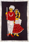 A Gujarati Folk Couple - Batik Art of India