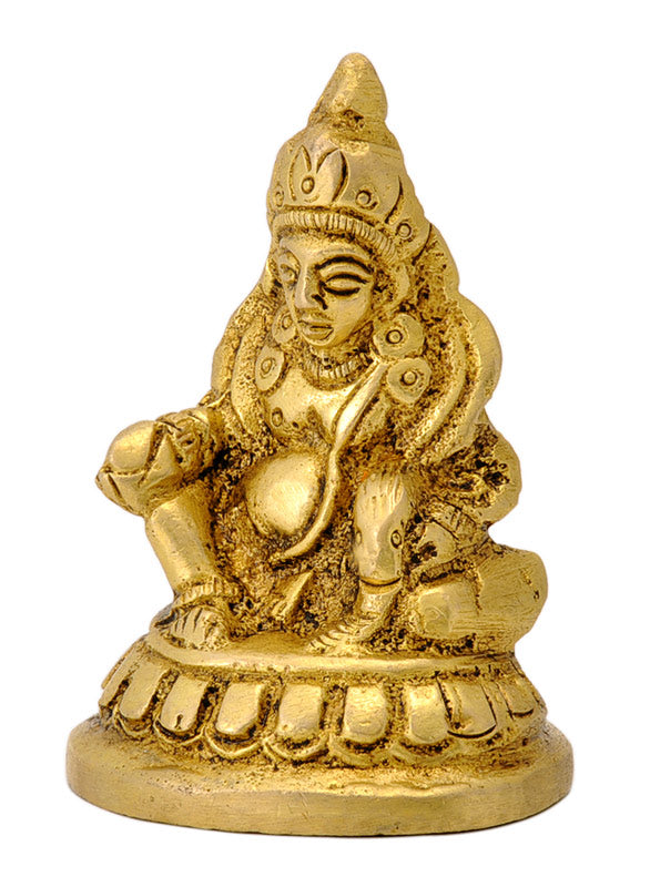 Miniature Lord Kuber Brass Statue