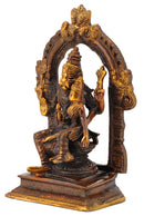 Narasimha Lakshmi Brass Statue