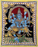 Shiva's Victory Over Ignorance - Kalamkari Painting