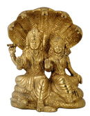 Lakshmi Narayan Seated on Sheshnaag
