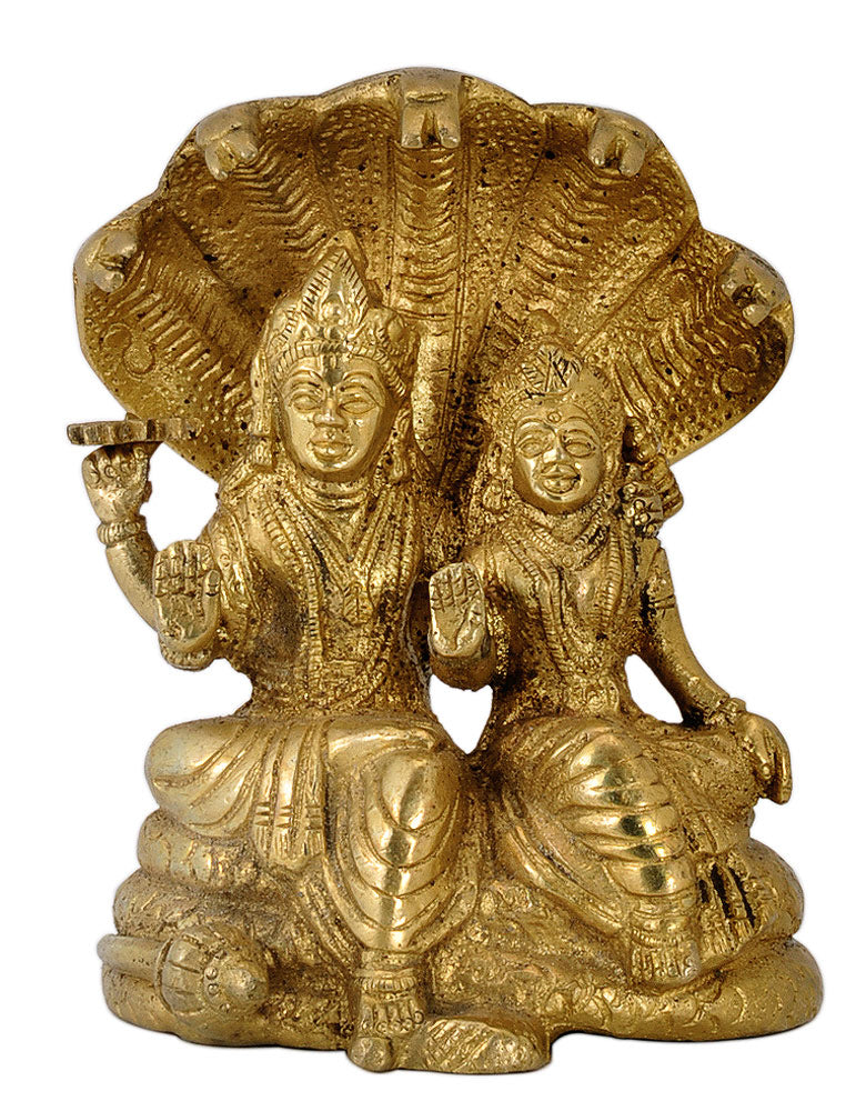 Lakshmi Narayan Seated on Sheshnaag