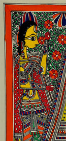 Shri Ram and Sita Wedding - Madhubani Painting