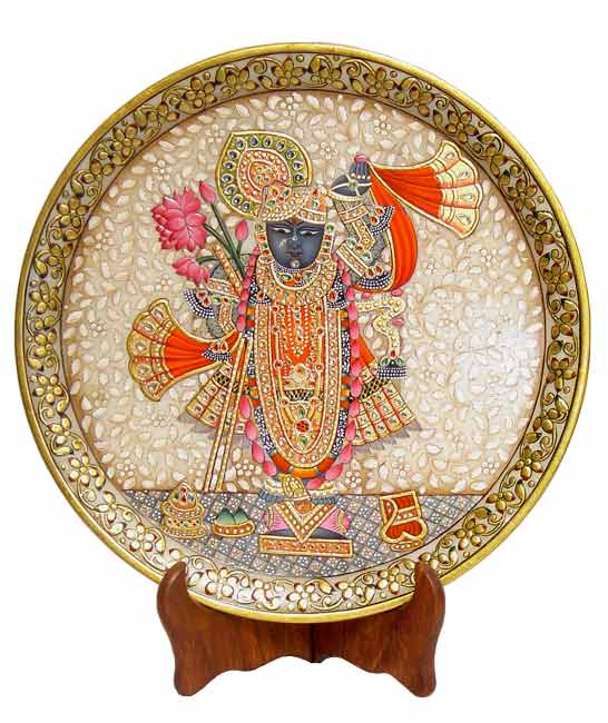 Shrinath Ji-Marble Saucer