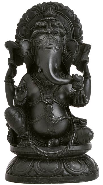 Lord Siddhi Vinayaka Stone Statuette