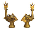 Water Beauties for Holding Fire- set of 2 candle stands