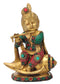 Baby Krishna Brass Statue
