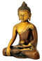 Serene Brass Buddha in Copper Red Finsh