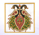 Marble Painting 'Beautiful Peacocks'