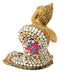 Buddha Resting on Knee Brass Statue