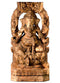 The Elephant Headed God Ganesha - Wooden Large Sculpture
