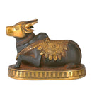 Nandi Antiquated Brass Statue