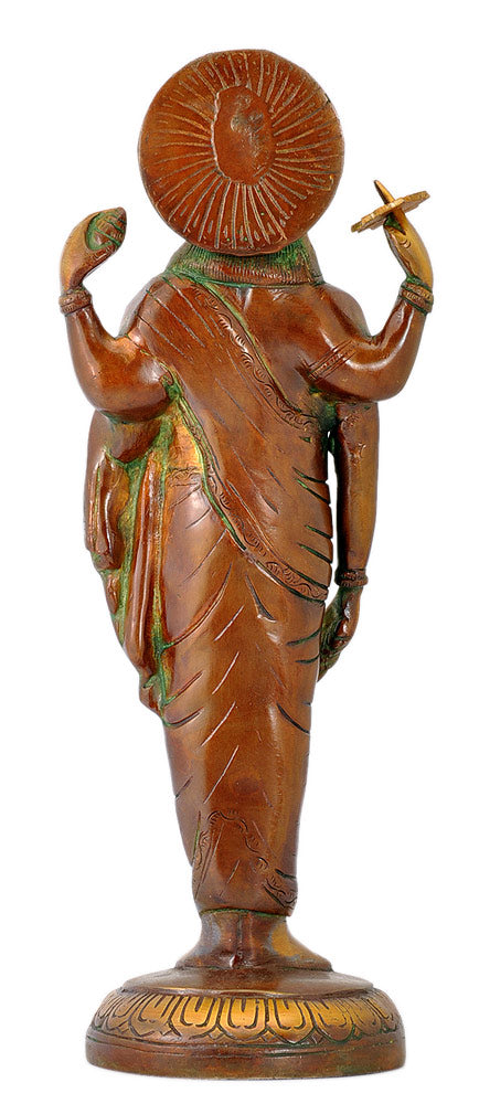 Lord Dhanvantari Brass Figurine