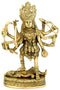 Dakshneshwari Goddess Kali Ma - Brass Statue 9.50"