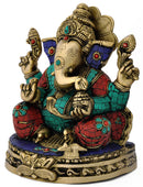 Chaturbhuj Vinayaka 10.50"