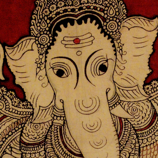 Buddhi Vinayaka-Kalamkari Painting
