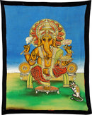Lord Vinayak - Indian Batik Art Painting