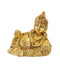 Resting Kuber Brass Statue
