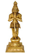 Epitome of Devotion Lord Hanuman - Brass Statuette 15"