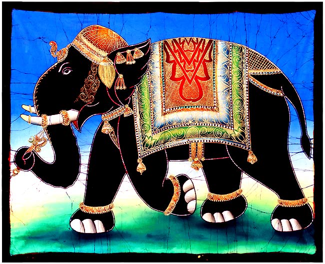 Beauty In Black - Batik Painting