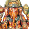 Lord of Success 'Ganesha' Painted Wood Statue