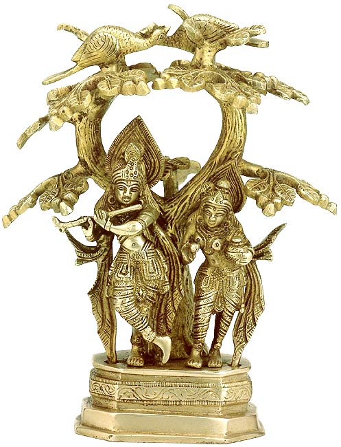 Radha Krishna Under a Tree