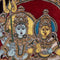 Gauri Shiva Seated on Nandi - Kalamkari Painting
