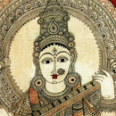 Vag Devi Saraswati - Large Kalamkari Painting