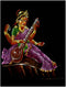Mother Goddess Saraswati - Velvet Hand Painting