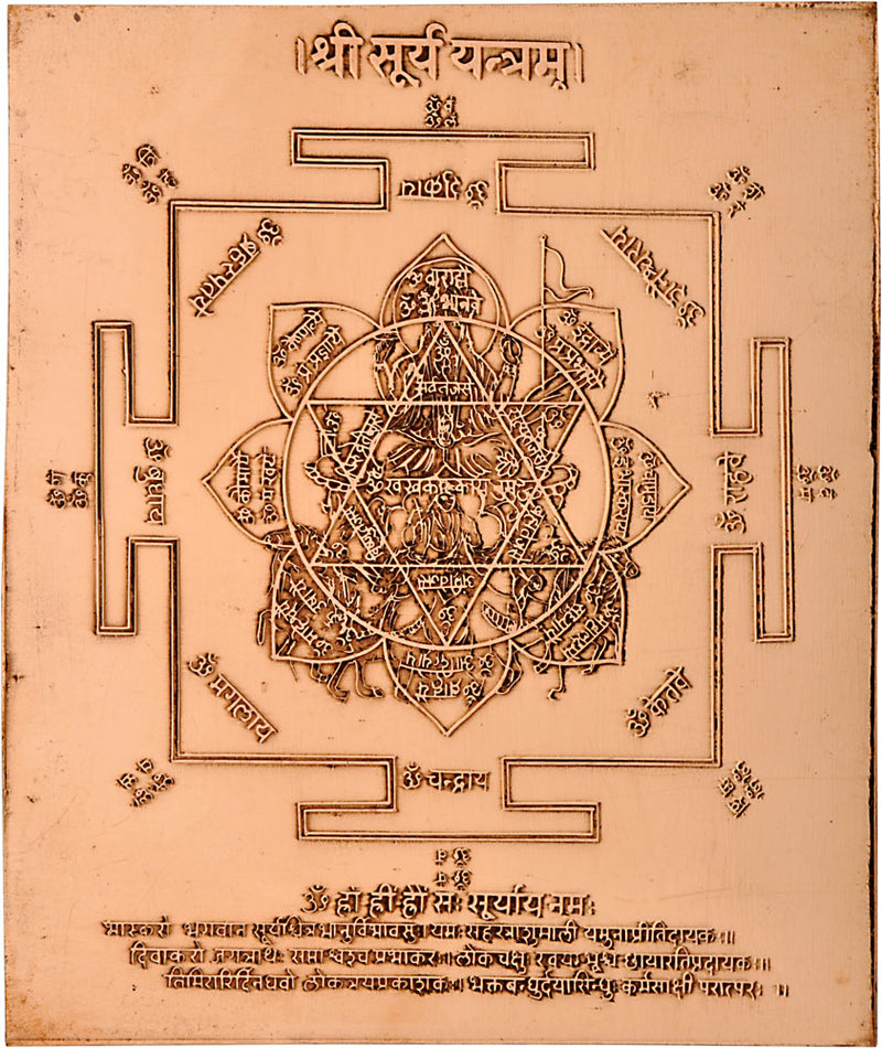 Sun God Surya Yantra