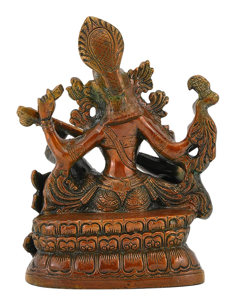 Devi Saraswati Brass Statue