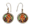 Ganesha's Joy Ride - Hand Painted Earrings