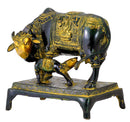 Brass Sculpture Cow and Her Calf 6.75"