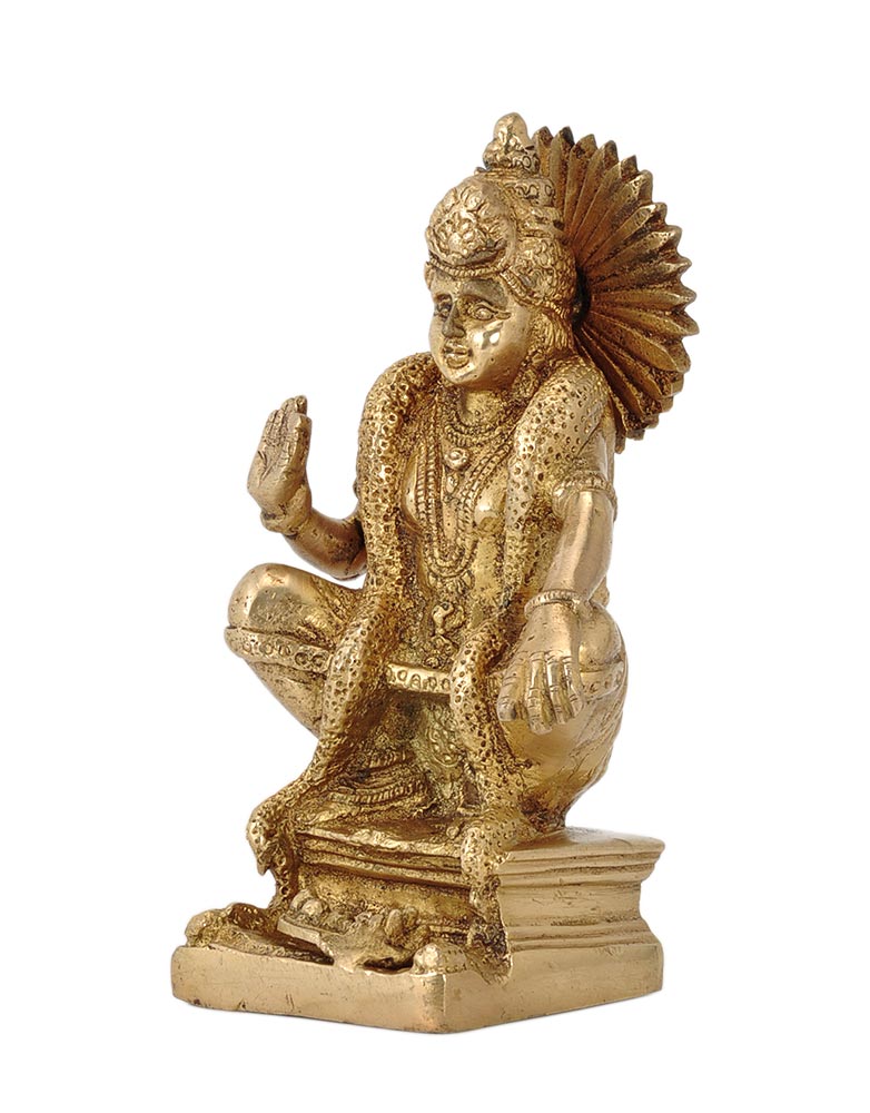 Brass Statue of "Lord Ayyappan"