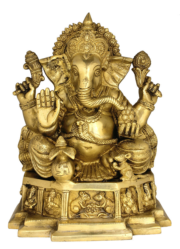 God Ganapati Brass Figure