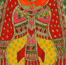 God Ganesha - Handmade Folk Art Painting
