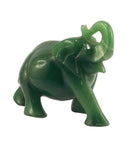 Green Aventurine Statuette "Royal Elephant" 4.25"