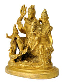 Brass Statue 'Shiva Family'