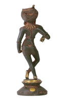 'Vrishavahana' A Form of  Lord Shiva - Antiquaetd Brass Statue 11"