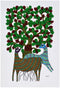 Deers at Dusk - Gond Folkart