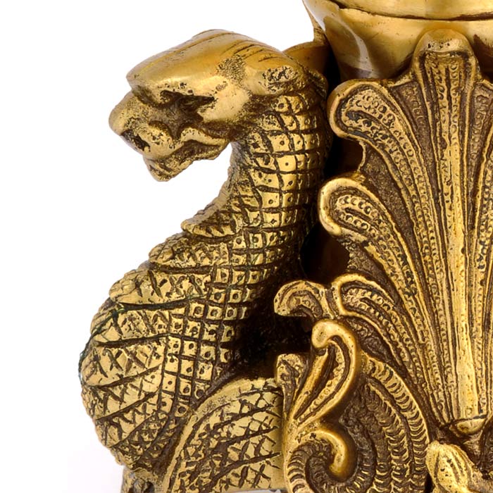 Dragon Candle Stand in Brass