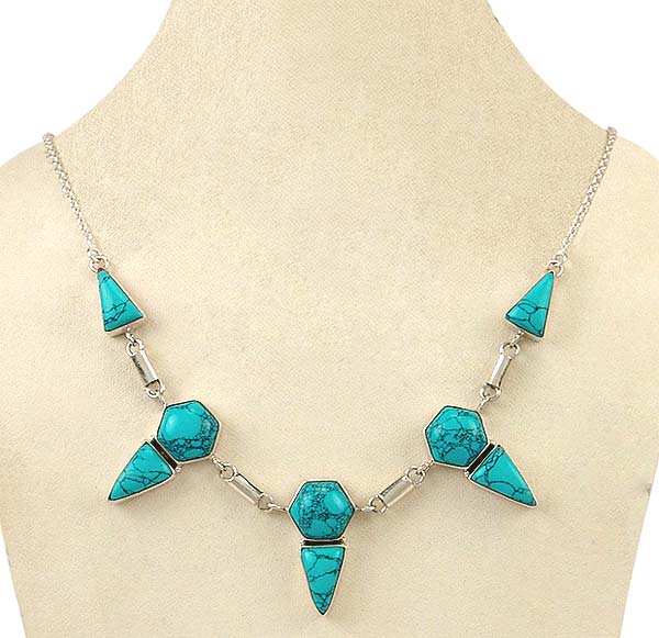 Turquoise Necklace "The Glamour"