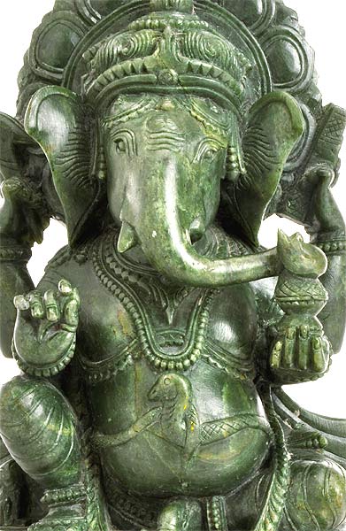 First Among All Deities 'Lord Ganesh' Stone Statue