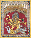 Goddess Kali - Kalamkari Painting