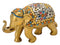 Decorative Brass Elephant with Bead Work
