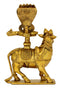 Nandi Carrying Shivalinga Protected by Hodded Serpent