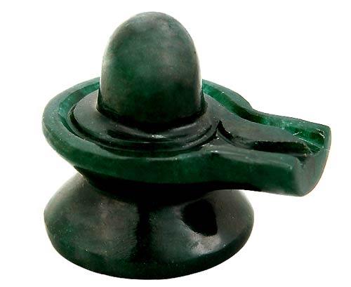 Green Aventurine Gemstone Shiva Ling