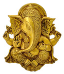 Beautiful Ganesha Brass Wall Plaque