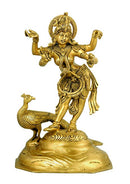Beautiful Goddess Saraswati - Brass Statue