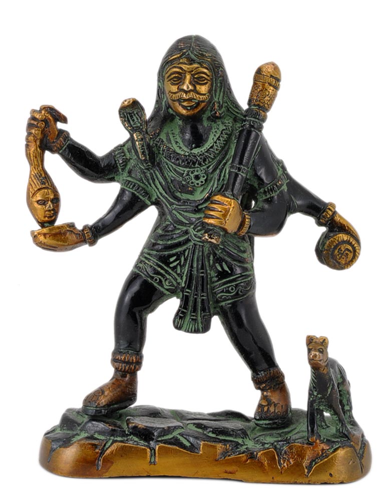 Kaal Bhairav - Brass Statue